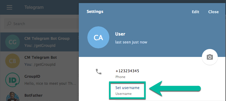 How to Set Username on Telegram