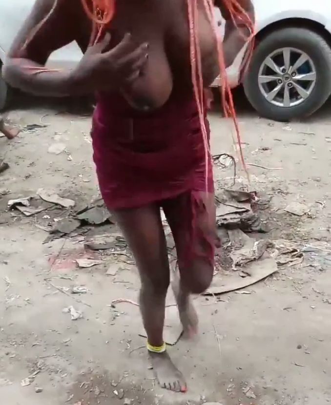 Big Boobies Out In Public During A Fight Over A Man