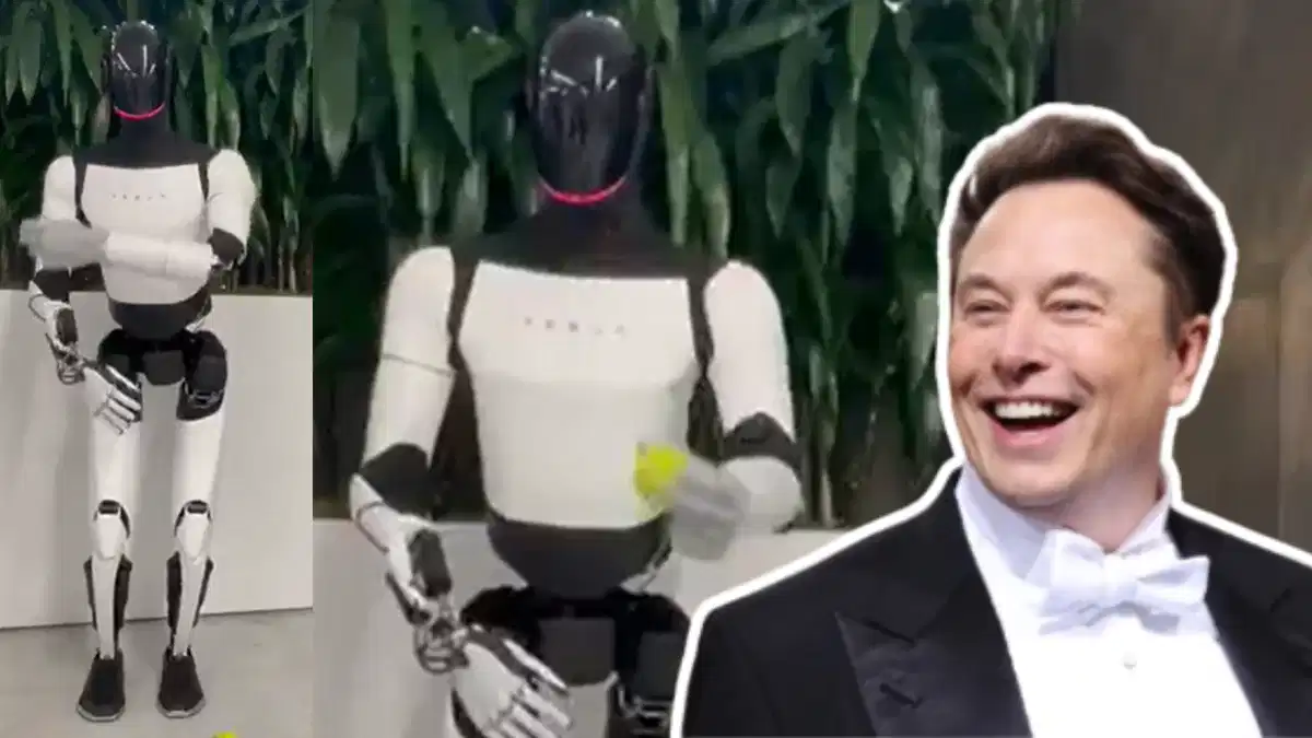 Tesla robot shows off its ball catching skills