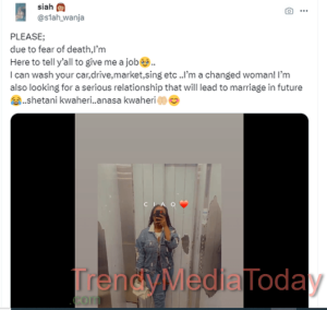 X user Siah Wanja Sextapes and Nudes Leaks