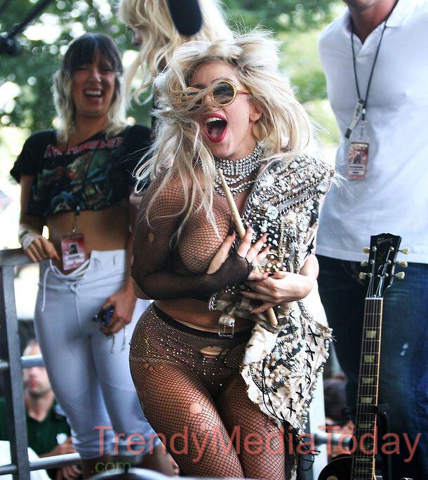 Lady Gaga Boob Pops