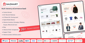 Nazmart – Multi-Tenancy eCommerce Platform (SAAS)