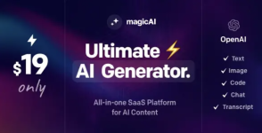 MagicAI – OpenAI Content, Text, Image, Chat, Code Generator as SaaS