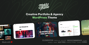 Mokko – Creative Portfolio & Agency WordPress Theme