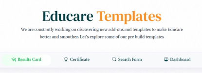 Educare – Students & Result Management System (Modern-Result Template Addon)