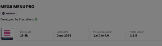 Mega Menu PRO PrestaShop