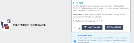 Prestashop Redis Cache