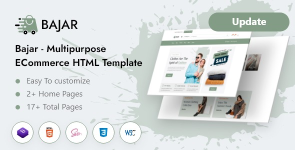 Bajar Multipurpose eCommerce HTML Template | Multipurpose eCommerce