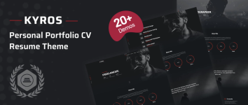 Kyros – Tema para Currículum Vitae con Porfolio Personal