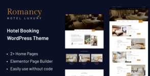 Romancy – Hotel Booking WordPress Theme