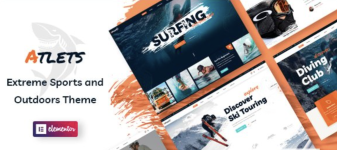 Atlets – Extreme and Outdoors WordPress Theme