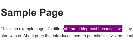 How to Change Highlighted Text Color in WordPress (and Elementor)
