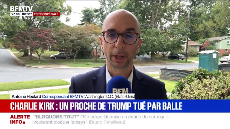 Charlie Kirk, un proche de Donald Trump tué par balle: l’auteur du coup de feu est en fuite et activement recherché