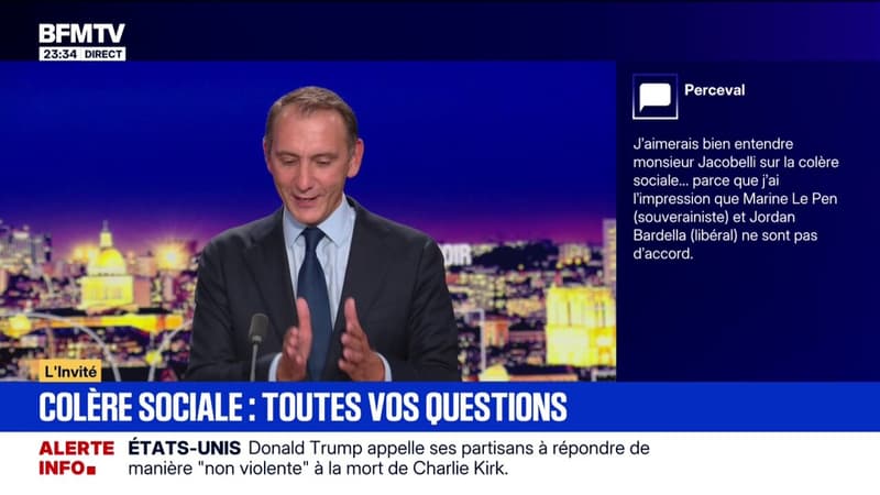 Colère sociale: “Nous pensons que l’essor économique et le progrès social marchent ensemble”, affirme Laurent Jacobelli, député RN de Moselle