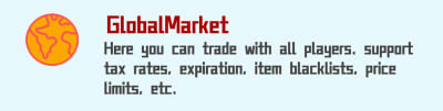 Global Market Plus [1.7 – 1.21] ⭐ Transaction & Auction House ⭐ Multifunctional & 99% Customizable
