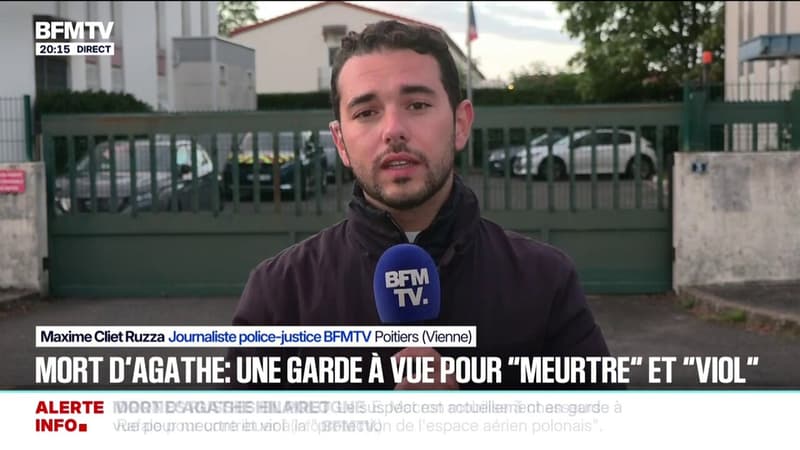 Mort d’Agathe Hilairet: le suspect en garde à vue venait de sortir récemment de prison après une “longue peine”