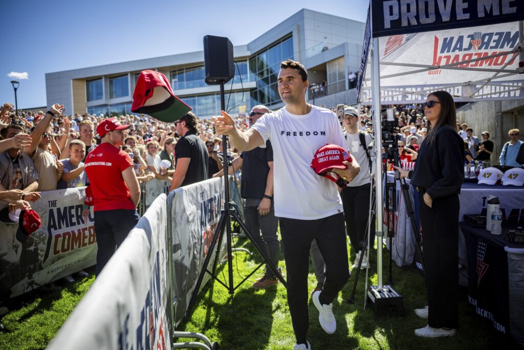 Right wing activist Charlie Kirk fatally shot at speaking event in Utah