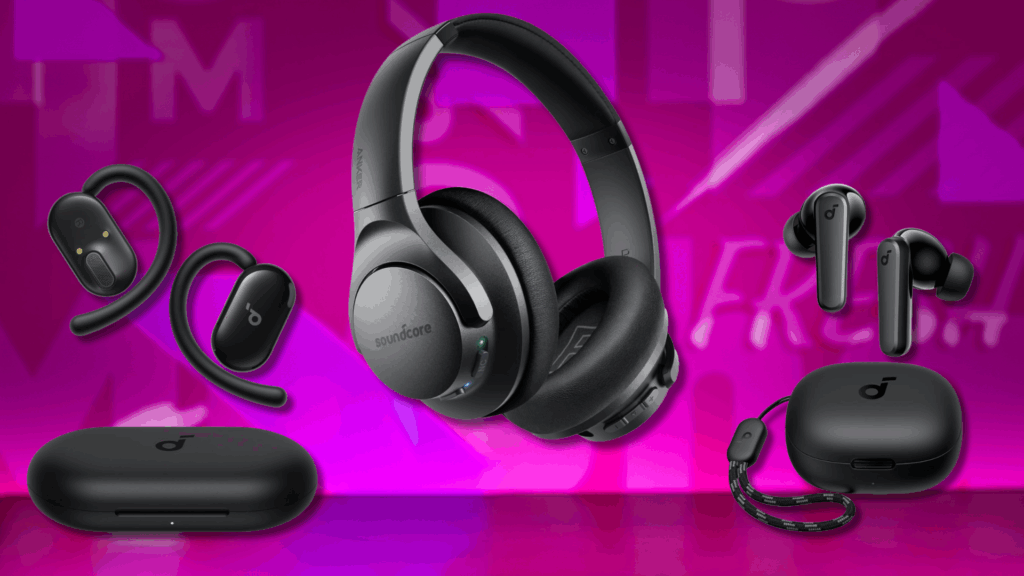 Grab a pair of ANC headphones from Soundcore for under 