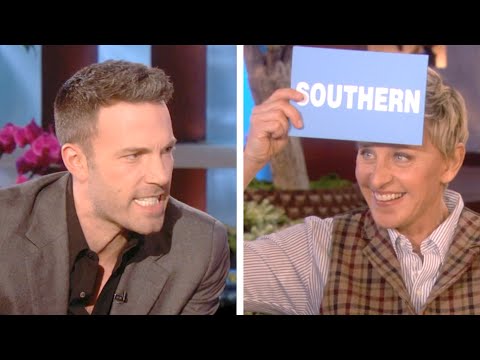 Ben Affleck’s Accent Skills Deserve an Award – Full Interview on ‘Ellen’