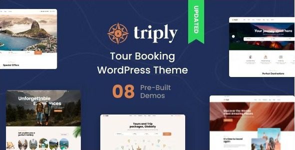 Triply 2.3.9 – Tour Booking WordPress Theme