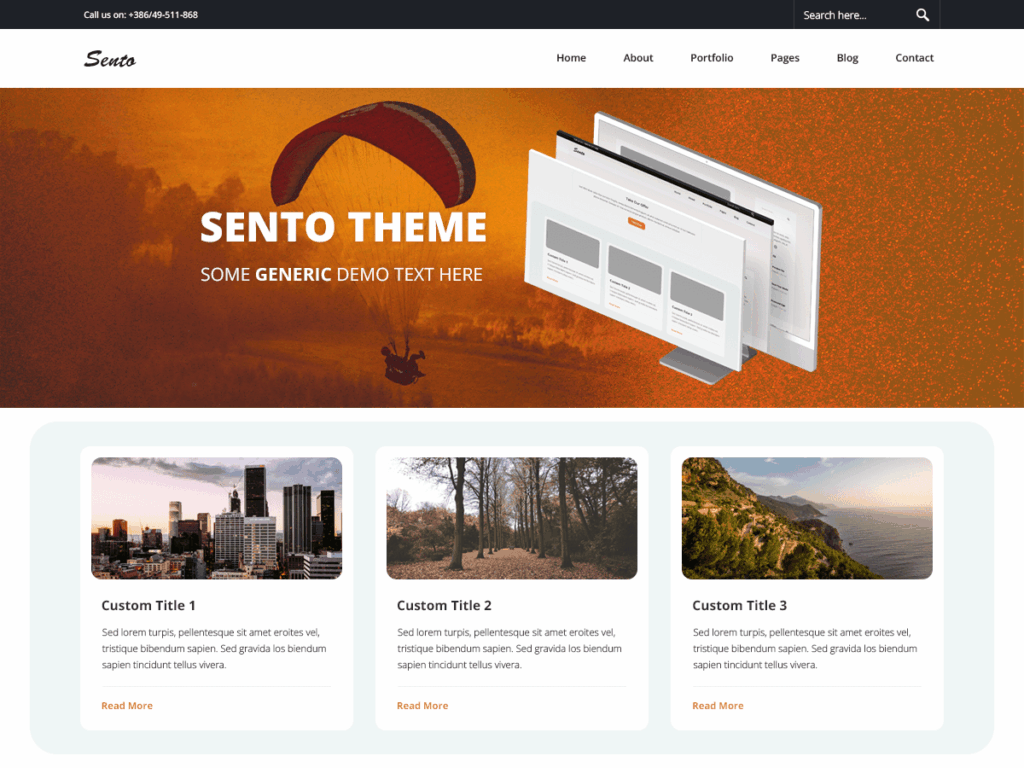 Sento Grid | WordPress Theme