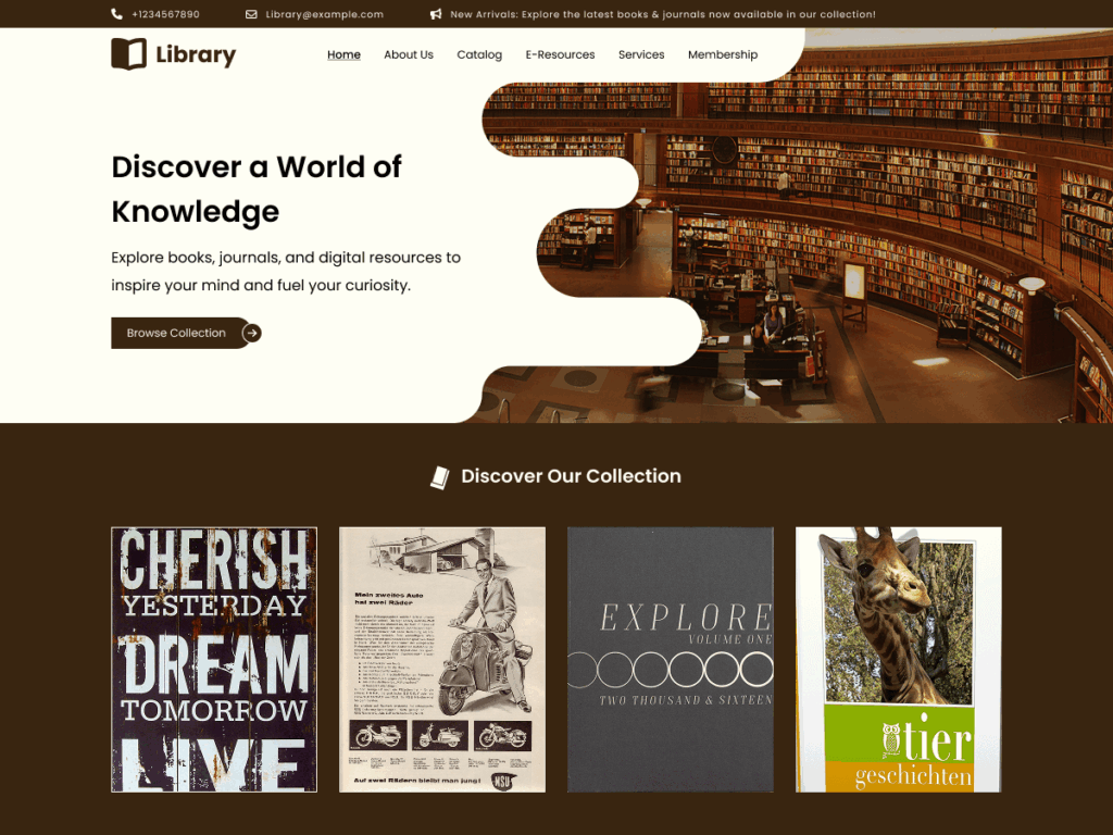 Online Library | WordPress Theme
