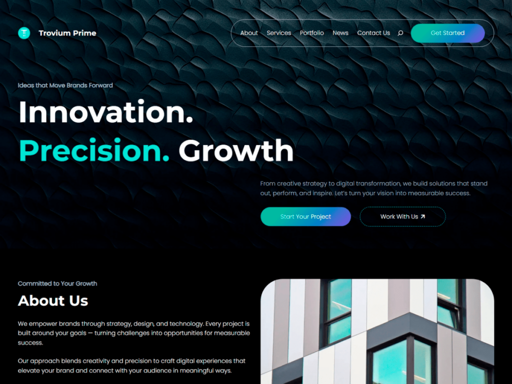 Trovium Prime | WordPress Theme