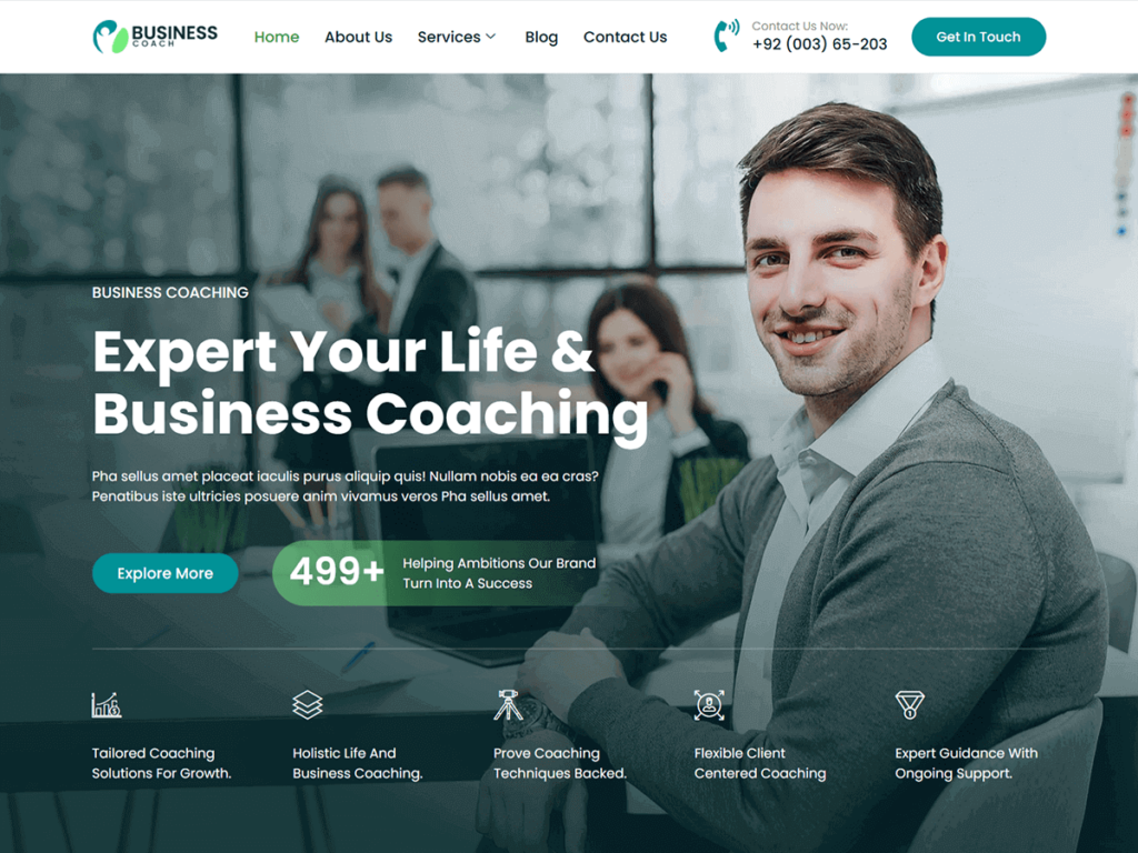 Bosa Business Coach | WordPress Theme