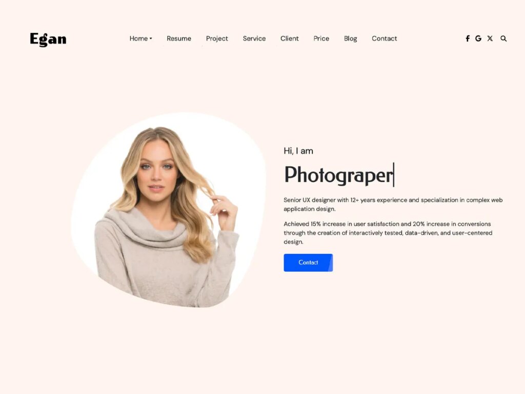Lopez Creative Portfolio | WordPress Theme