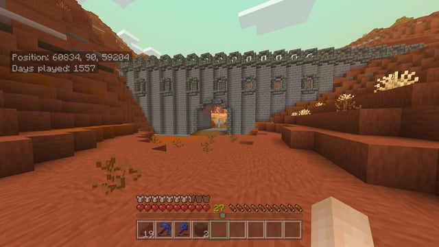 Me and my friend actually tried for the first time and we got this wall going.