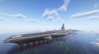 1:1 USS Nimitz built on the Simple Server (Vanilla Survival)