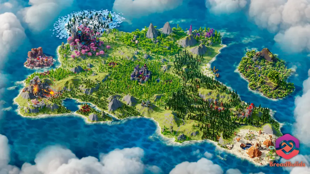 NEW | MMO RPG World Map | 3000×2500
