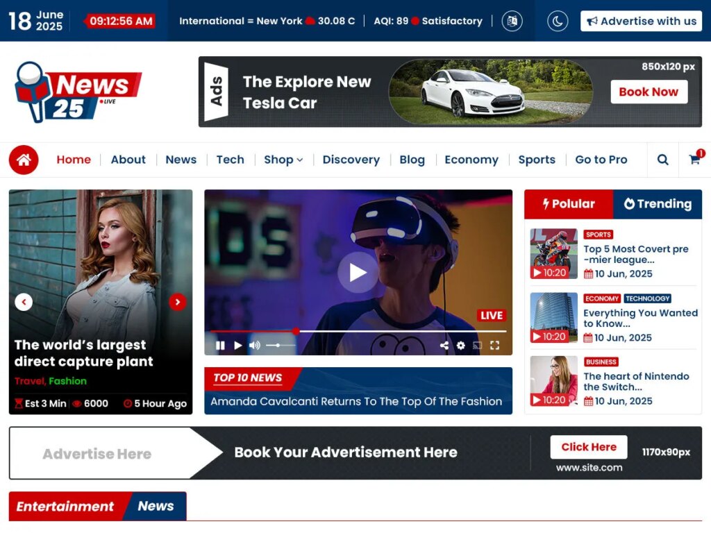 News 25 | WordPress Theme